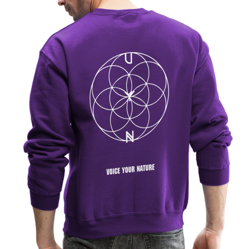 VYN Unisex “Plantin’ seeds” Crewneck Sweatshirt - purple