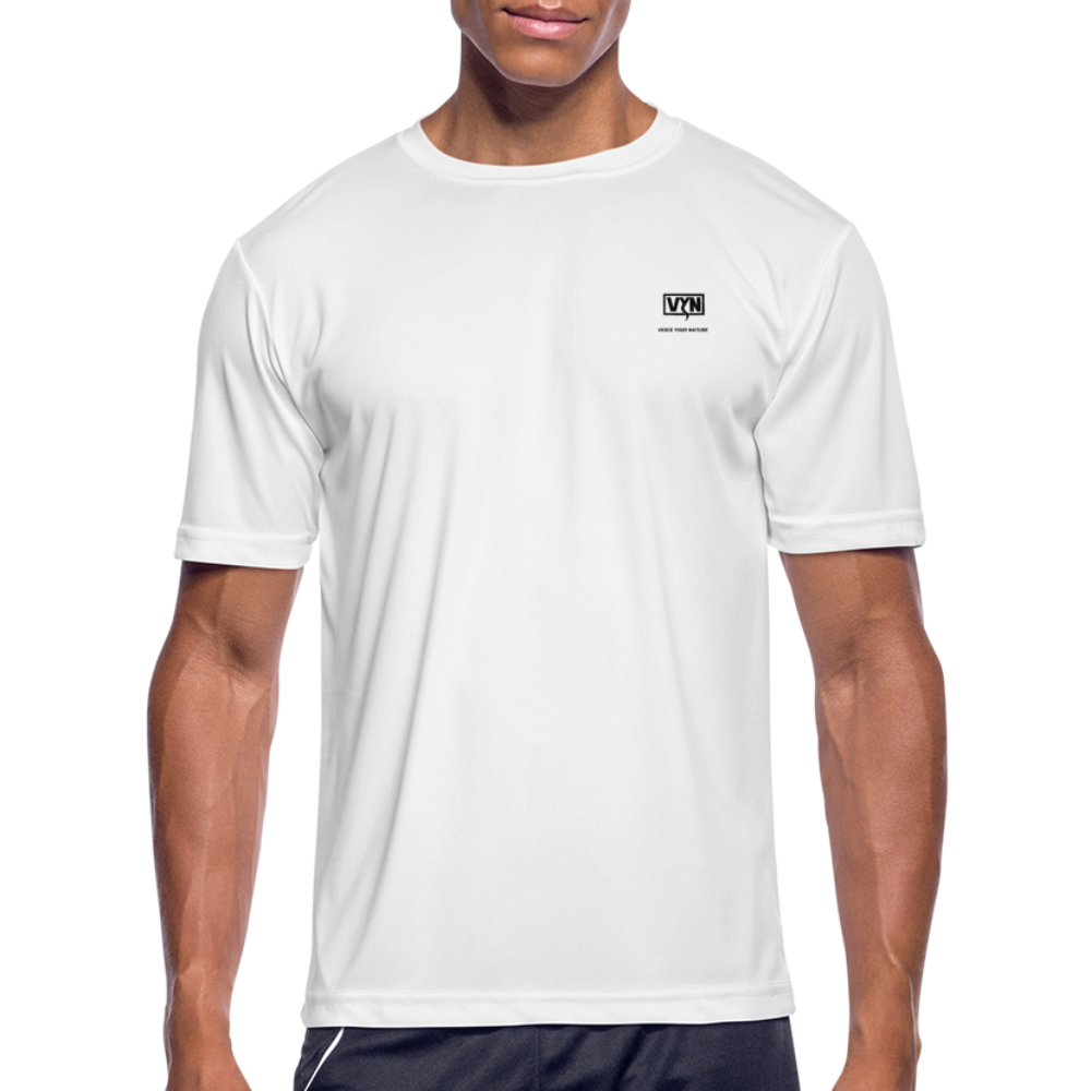 VYN Men’s Moisture Wicking Performance T-Shirt - white