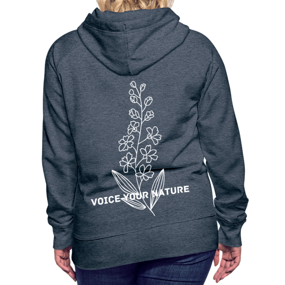 VYN Women’s Hoodie - heather denim