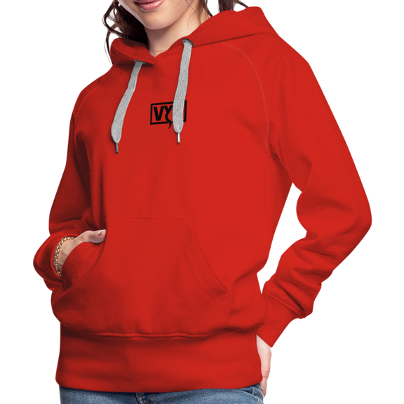 VYN Women’s Hoodie Dark print - red