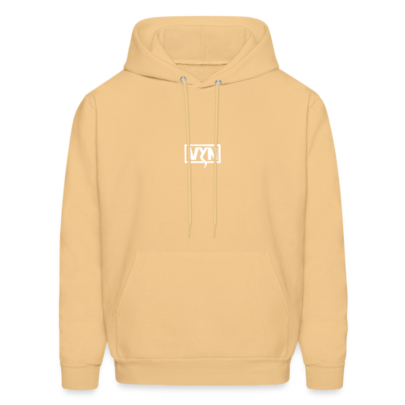 VYN Men's Hoodie white logo - light yellow