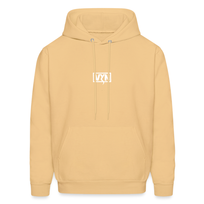 VYN Men's Hoodie white logo - light yellow