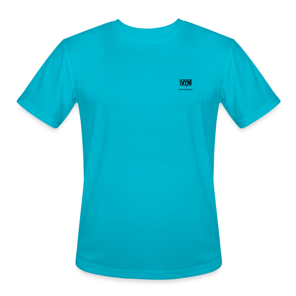 VYN Men’s Moisture Wicking Performance T-Shirt - turquoise