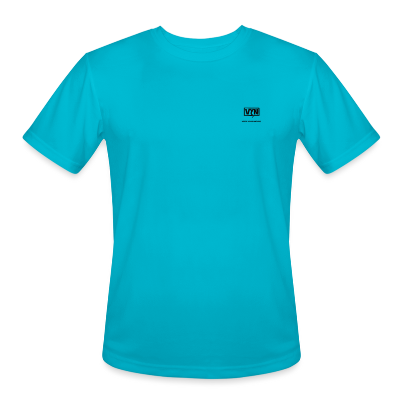 VYN Men’s Moisture Wicking Performance T-Shirt - turquoise