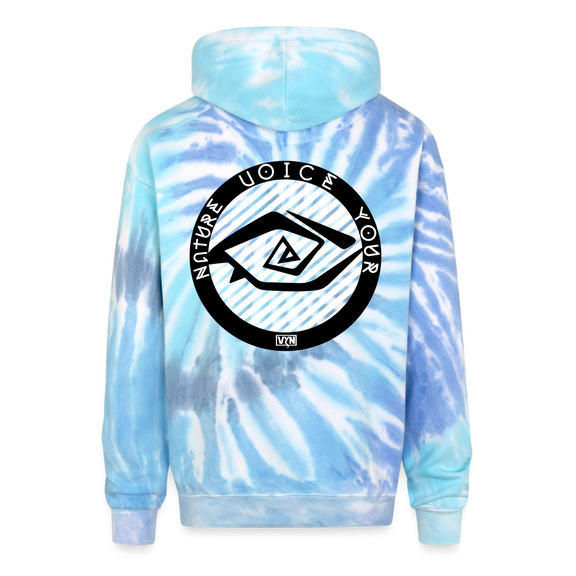 VYN Visions Tie Dye Hoodie - blue lagoon