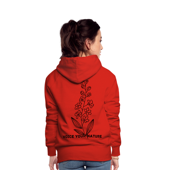 VYN Women’s Hoodie Dark print - red