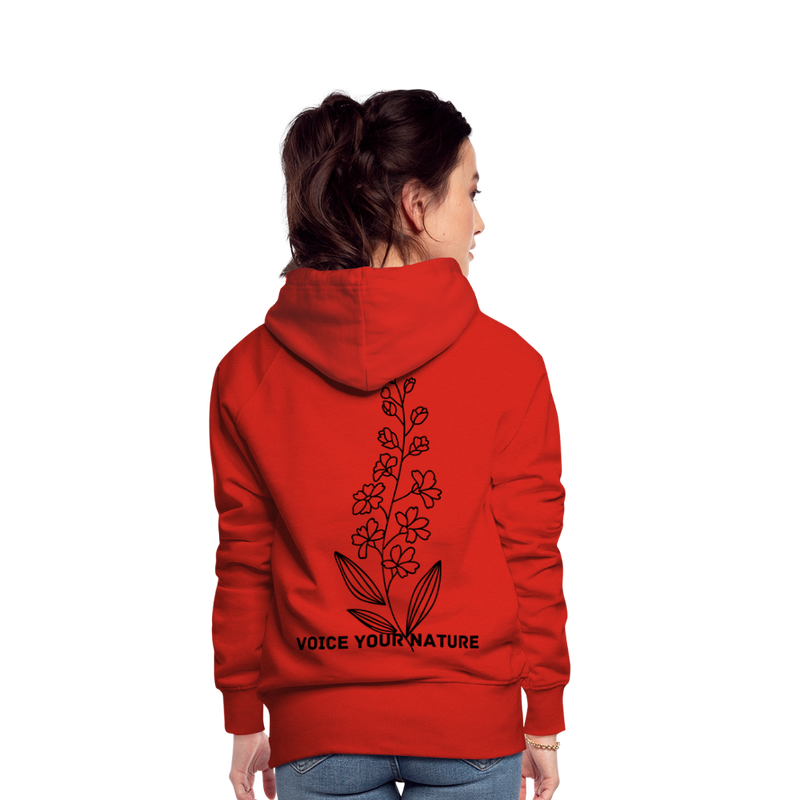 VYN Women’s Hoodie Dark print - red