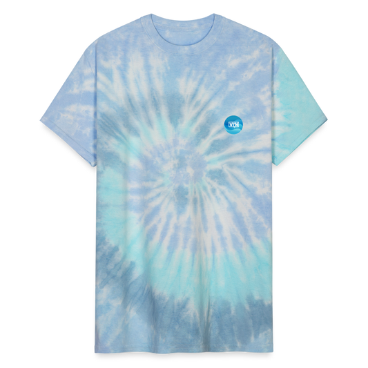 VYN Inhale/Exhale UNISEX TIEDYE TEE - blue lagoon