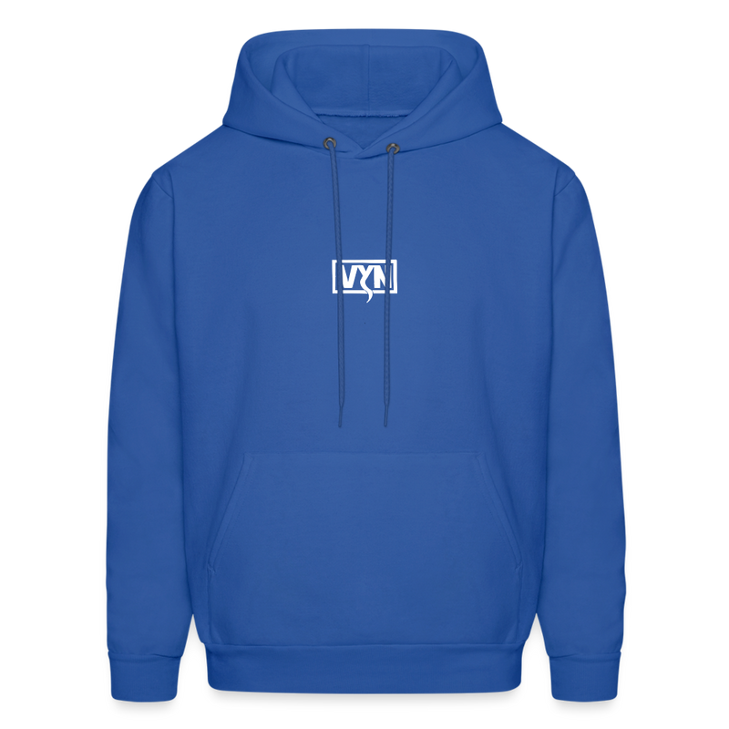 VYN Men's Hoodie white logo - royal blue