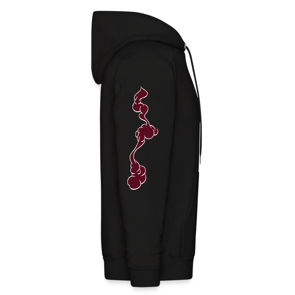 VYN “Let Your Fire Burn” Original Hoodie (maroon) - black