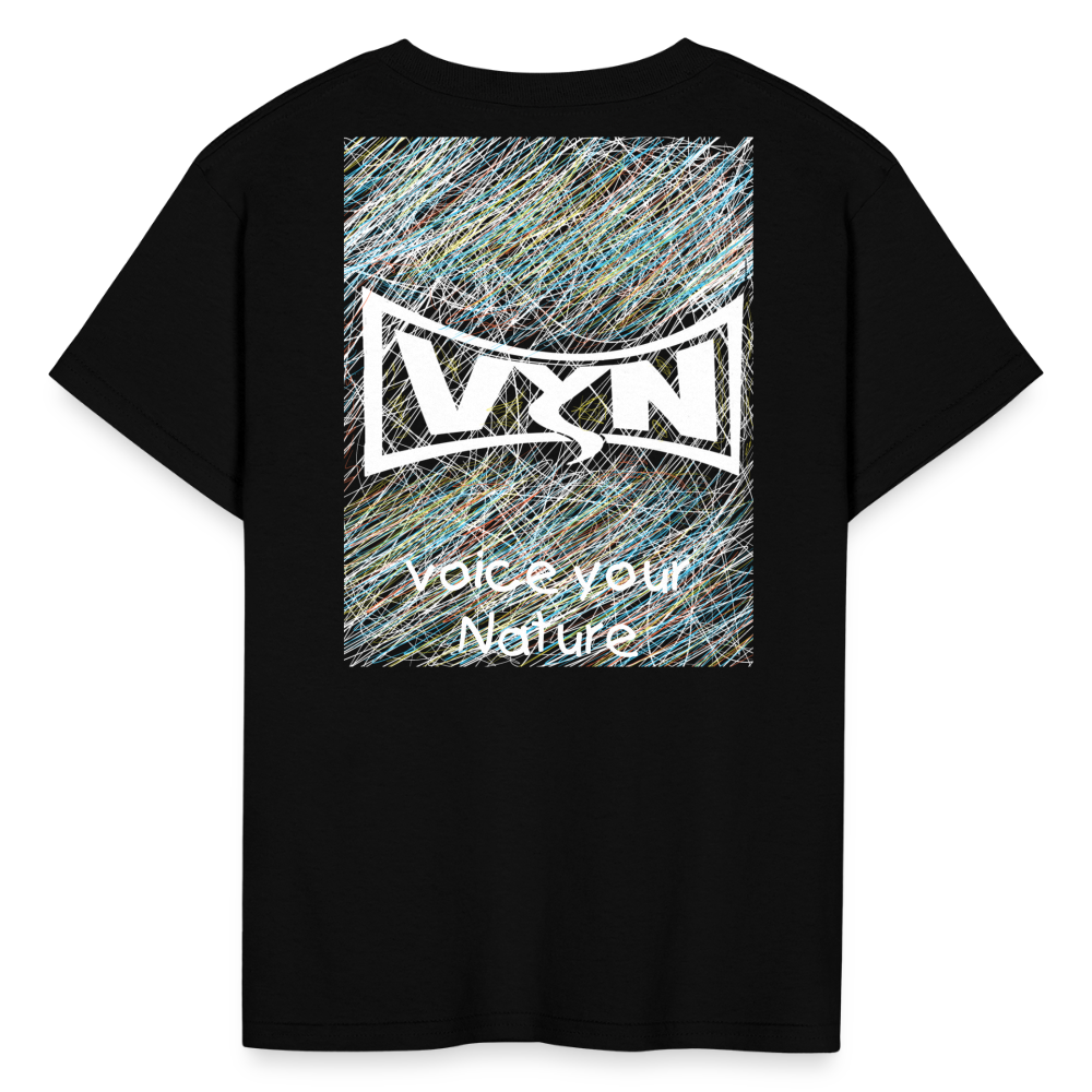 VYN “outside the lines” Kids' T-Shirt - black