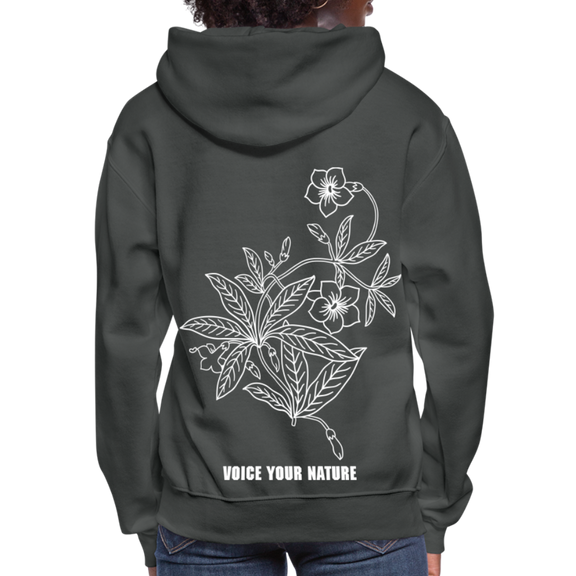 VYN “Nature Calls” Original Women's Hoodie - asphalt