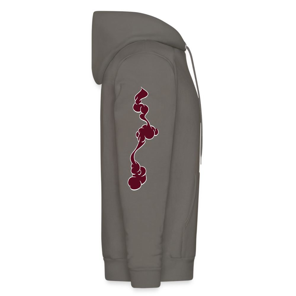 VYN “Let Your Fire Burn” Original Hoodie (maroon) - asphalt gray