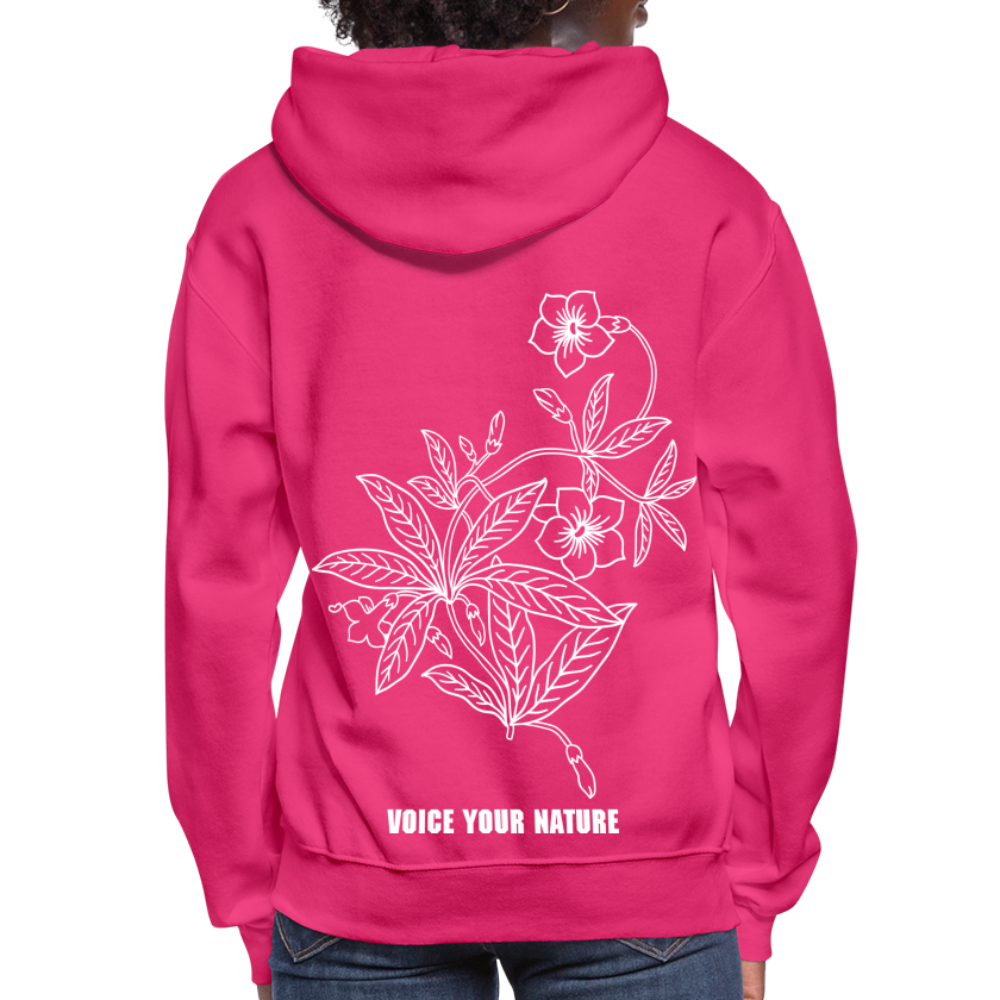 VYN “Nature Calls” Original Women's Hoodie - fuchsia