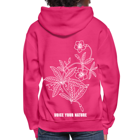 VYN “Nature Calls” Original Women's Hoodie - fuchsia