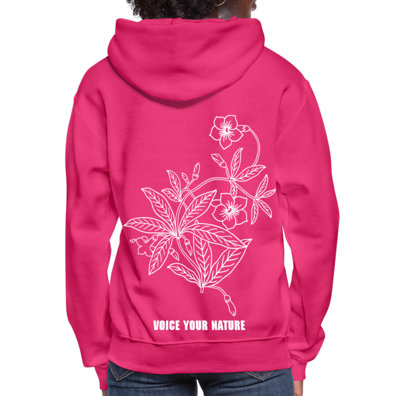 VYN “Nature Calls” Original Women's Hoodie - fuchsia