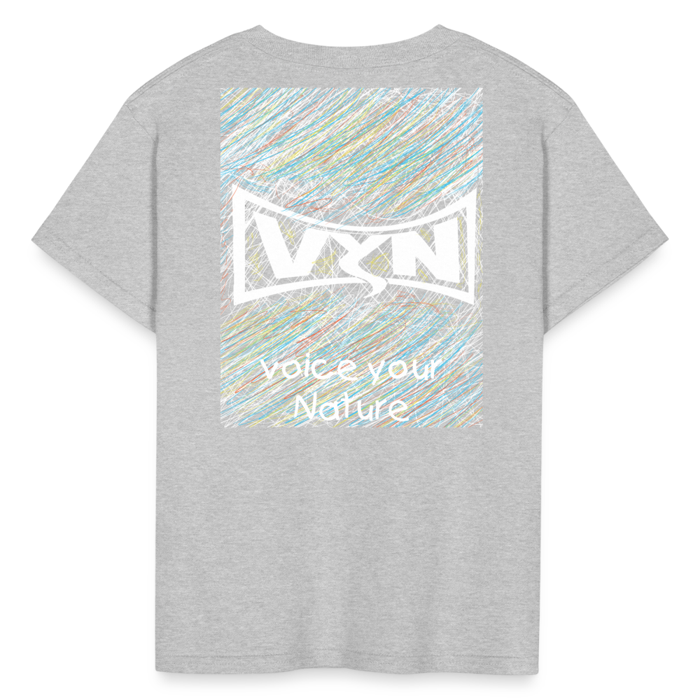 VYN “outside the lines” Kids' T-Shirt - heather gray