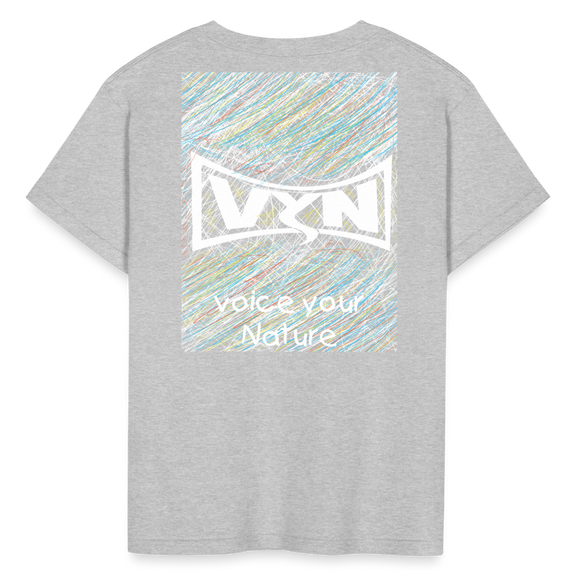 VYN “outside the lines” Kids' T-Shirt - heather gray