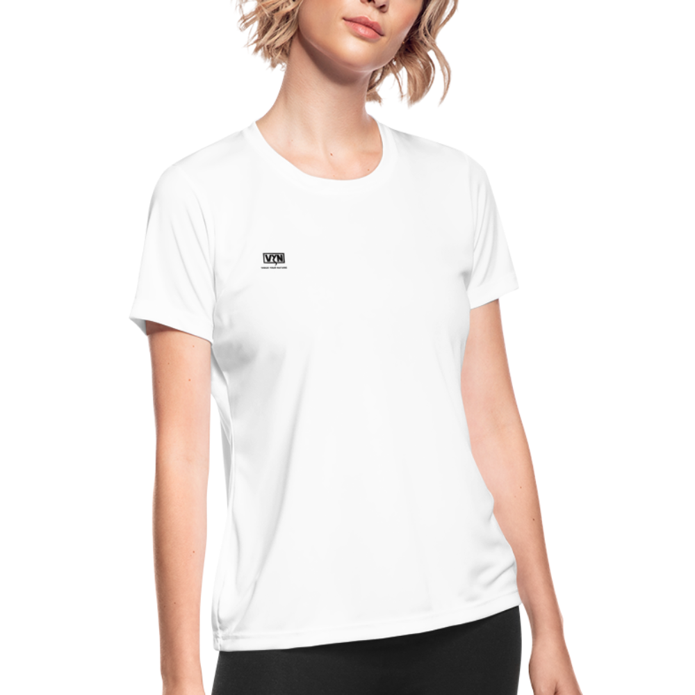 VYN Women's Moisture Wicking Performance T-Shirt - white