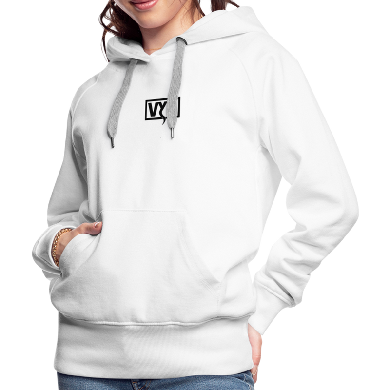 VYN Women’s Hoodie Dark print - white