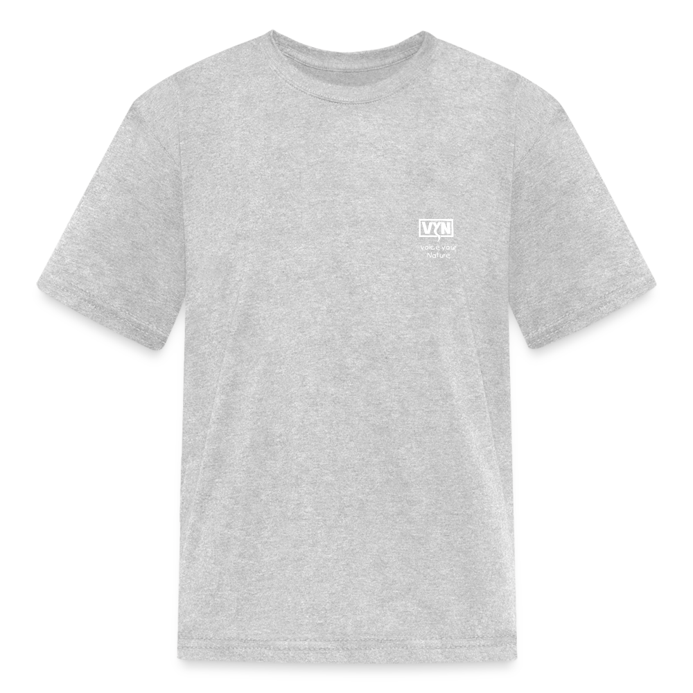 VYN “outside the lines” Kids' T-Shirt - heather gray