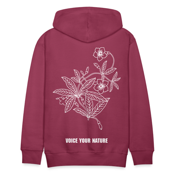 VYN “Nature Calls” Original Hoodie - burgundy