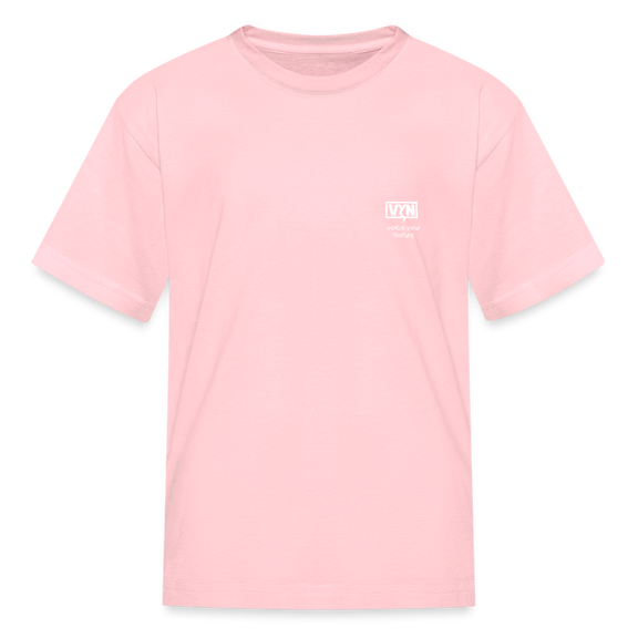 VYN “outside the lines” Kids' T-Shirt - pink