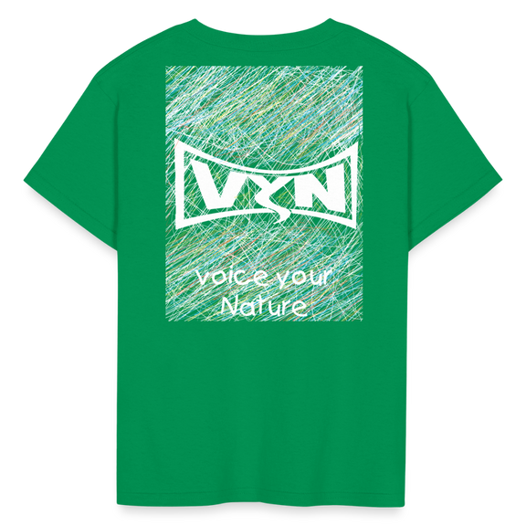 VYN “outside the lines” Kids' T-Shirt - kelly green