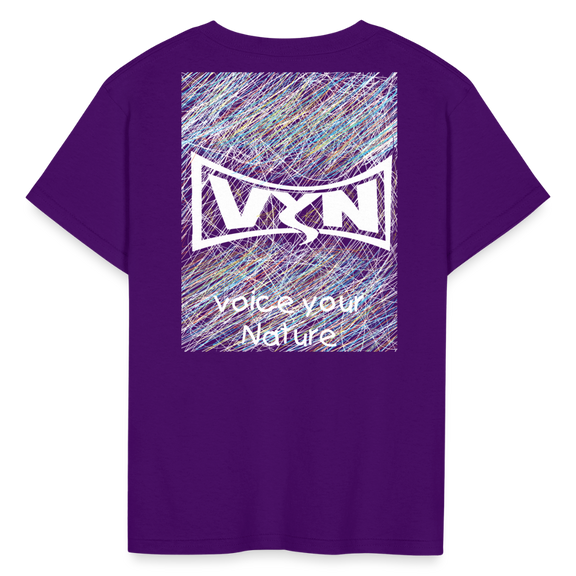 VYN “outside the lines” Kids' T-Shirt - purple