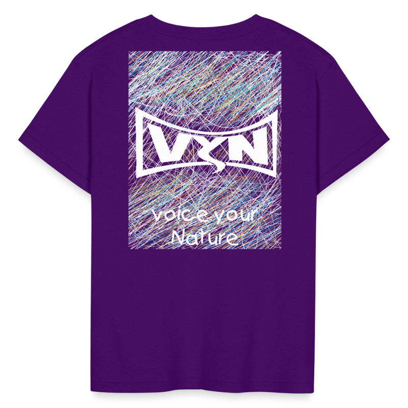 VYN “outside the lines” Kids' T-Shirt - purple