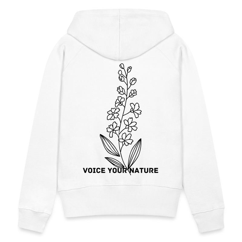 VYN Women’s Hoodie Dark print - white