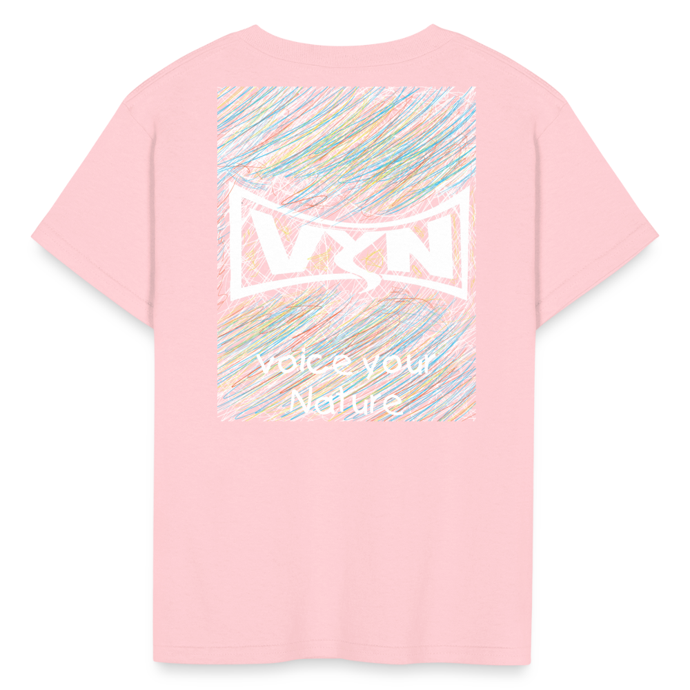 VYN “outside the lines” Kids' T-Shirt - pink