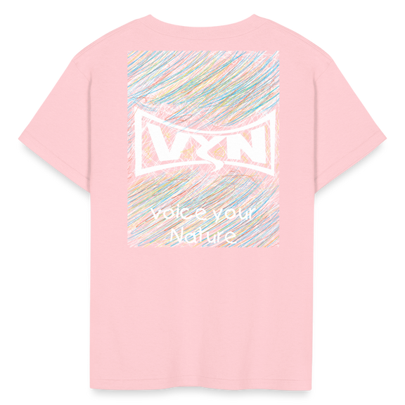 VYN “outside the lines” Kids' T-Shirt - pink