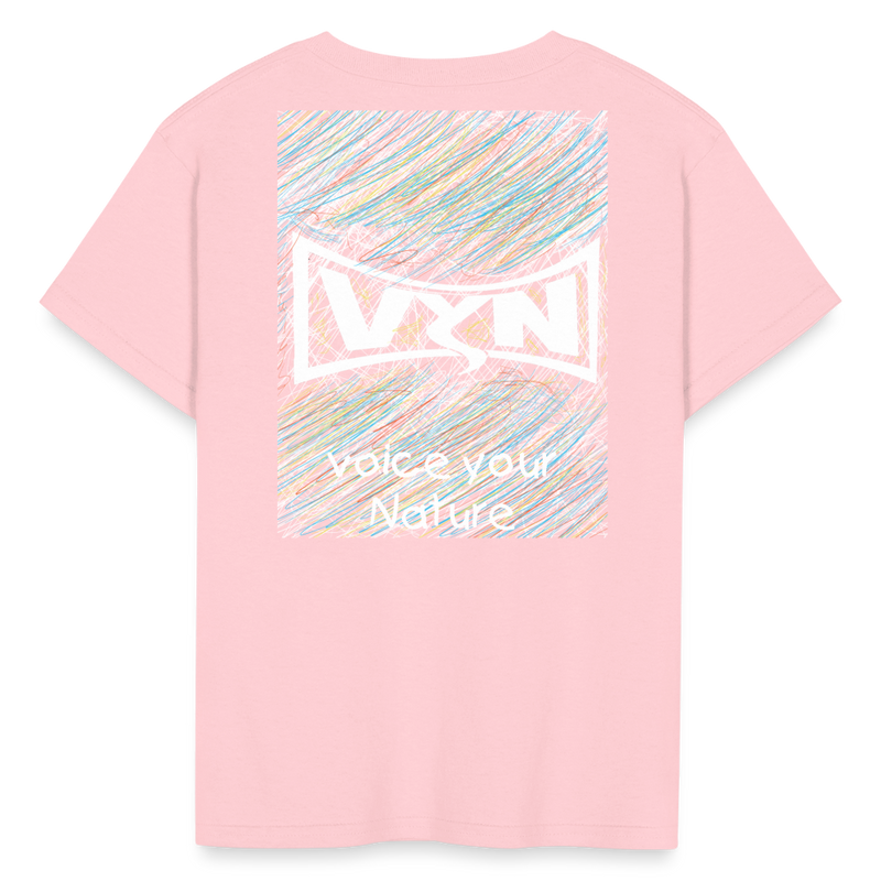 VYN “outside the lines” Kids' T-Shirt - pink