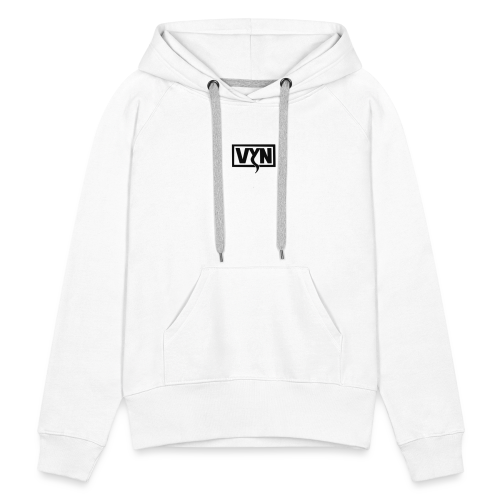 VYN Women’s Hoodie Dark print - white