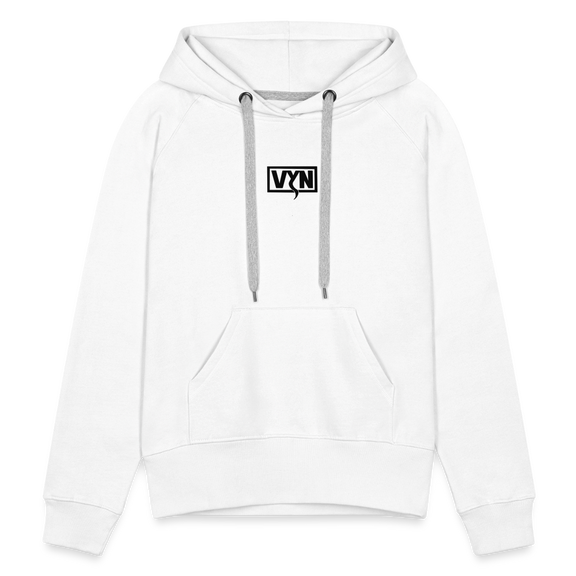 VYN Women’s Hoodie Dark print - white