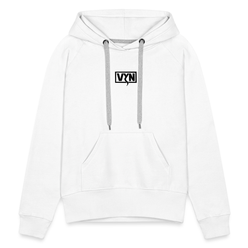 VYN Women’s Hoodie Dark print - white