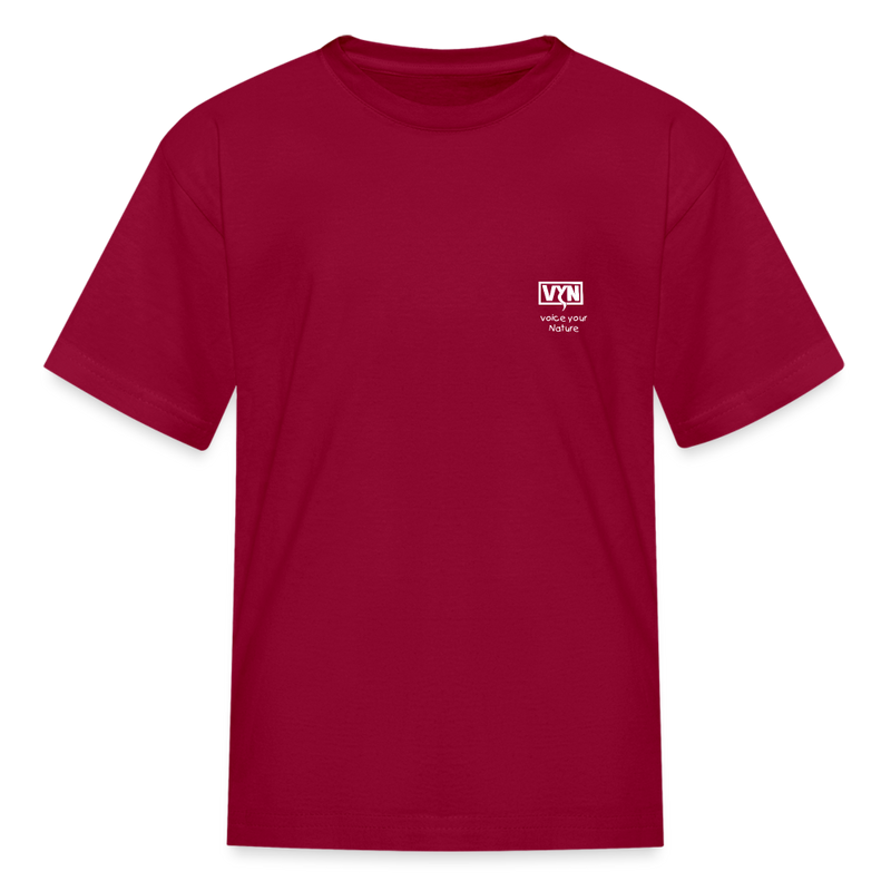 VYN “outside the lines” Kids' T-Shirt - dark red