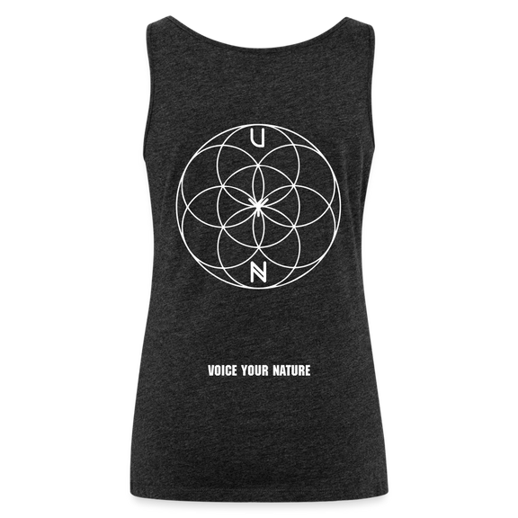 VYN “Plantin’ Seeds” Women’s Premium Tank Top - charcoal grey