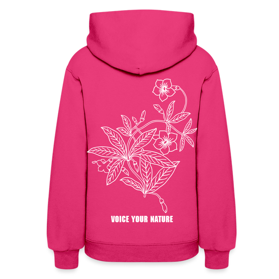 VYN “Nature Calls” Original Women's Hoodie - fuchsia