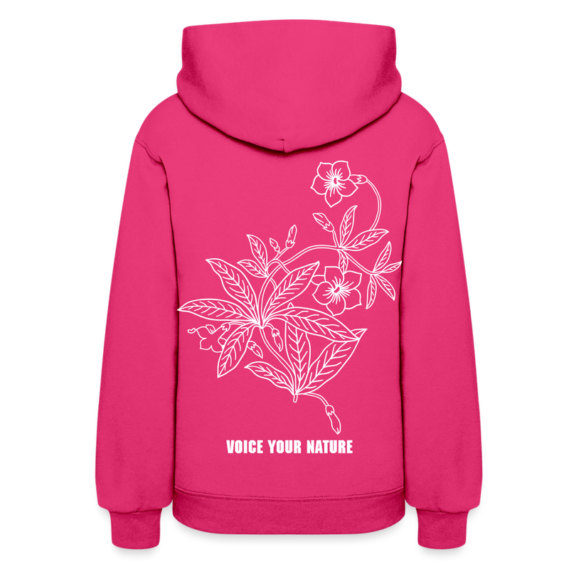 VYN “Nature Calls” Original Women's Hoodie - fuchsia