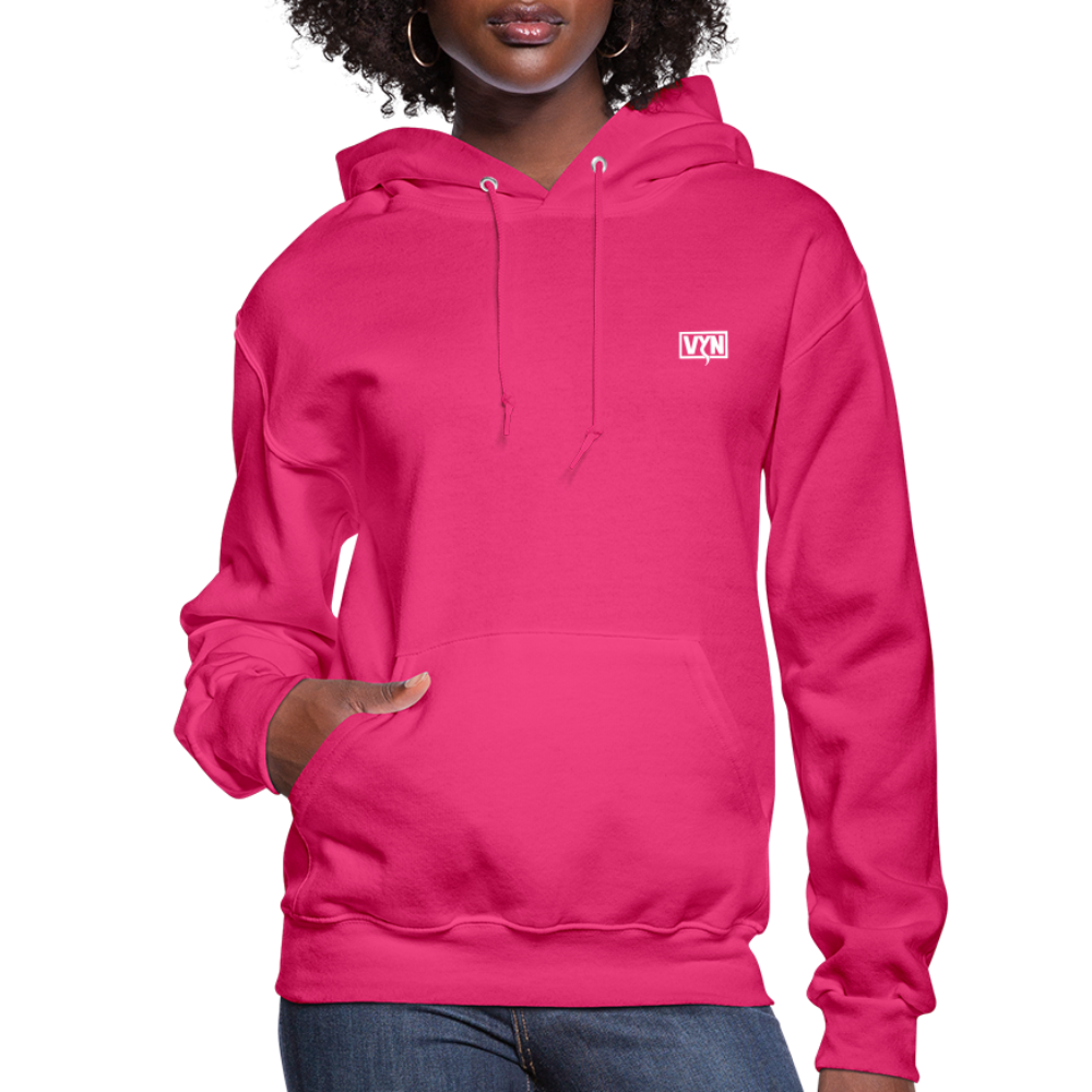 VYN “Nature Calls” Original Women's Hoodie - fuchsia