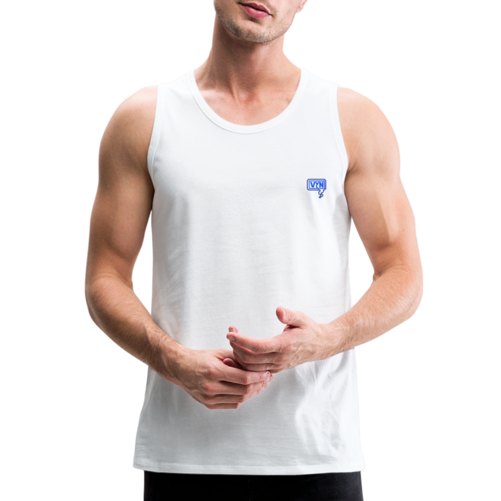 VYN Question of the Day Tank top RYL BLU/WHT - white