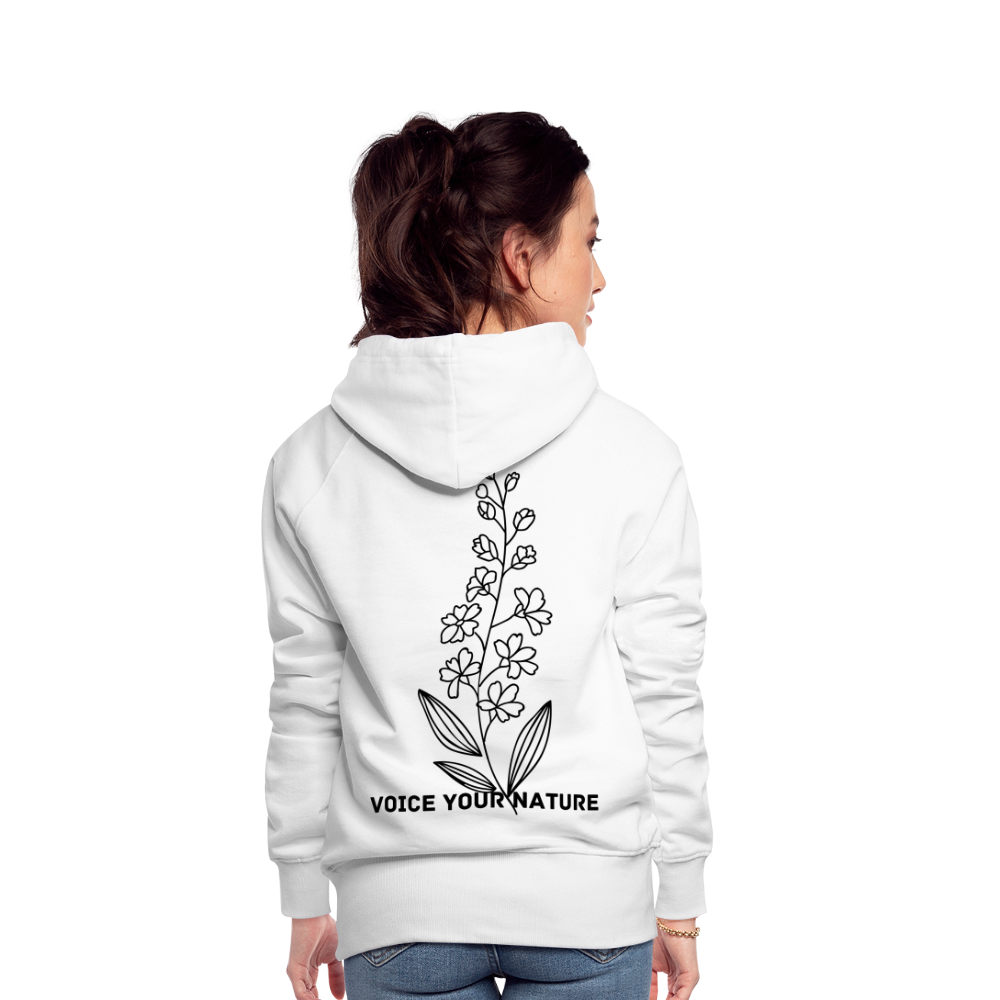 VYN Women’s Hoodie Dark print - white