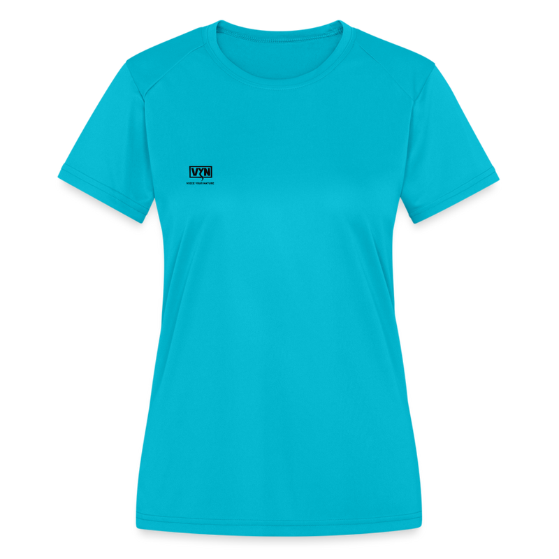 VYN Women's Moisture Wicking Performance T-Shirt - turquoise