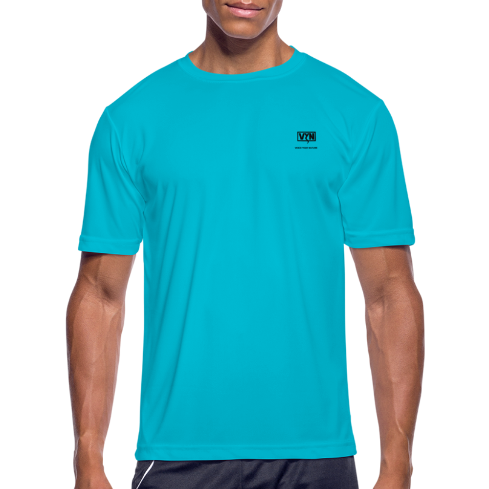 VYN Men’s Moisture Wicking Performance T-Shirt - turquoise