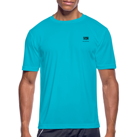 VYN Men’s Moisture Wicking Performance T-Shirt - turquoise