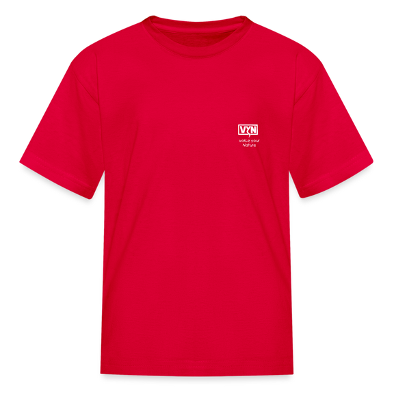 VYN “outside the lines” Kids' T-Shirt - red