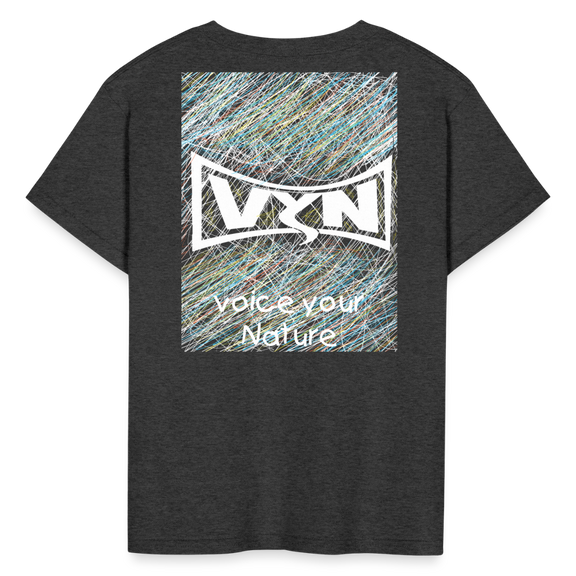 VYN “outside the lines” Kids' T-Shirt - heather black