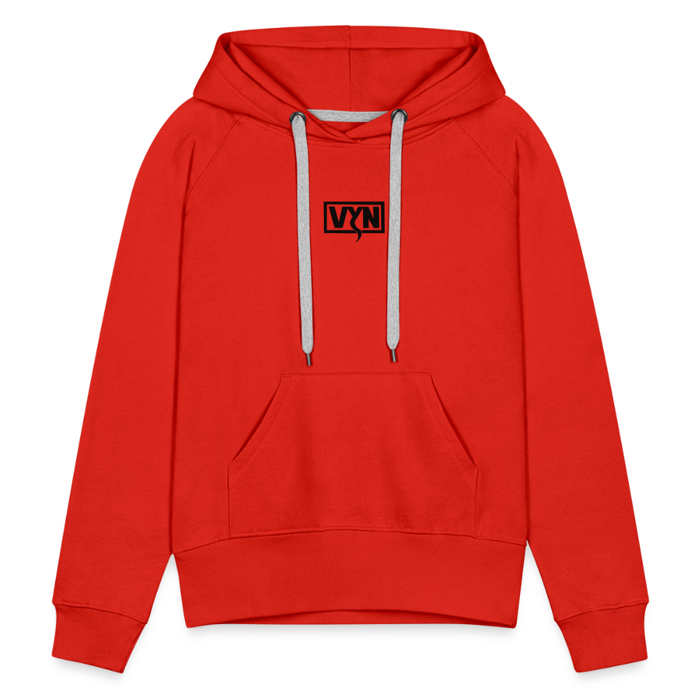 VYN Women’s Hoodie Dark print - red